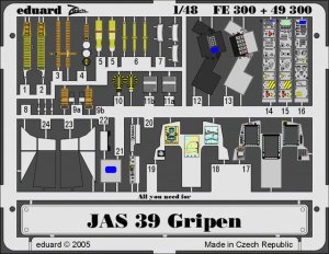 EDUARD 49300 - 1:48 JAS-39 Gripen
