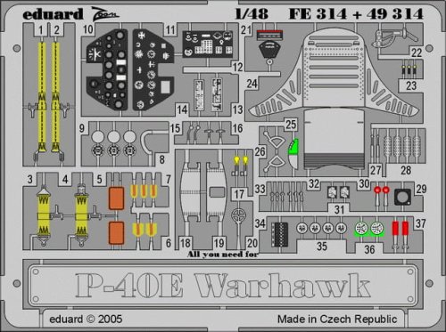 Przejdź do produktu EDUARD 49314 - 1:48 P-40E