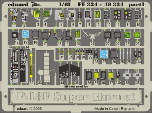 Przejdź do produktu EDUARD 49334 - 1:48 F/A-18F interior