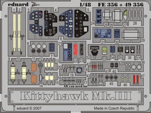 Przejdź do produktu EDUARD 49356 - 1:48 Kittyhawk Mk.III