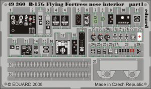 EDUARD 49360 - 1:48 B-17G nose interior