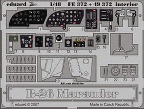 Przejdź do produktu EDUARD 49372 - 1:48 B-26 interior