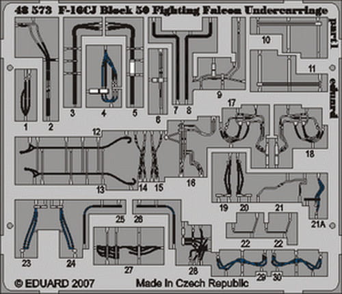 Przejdź do produktu EDUARD 49390 - 1:48 F-16CJ Block 50 undercarriage