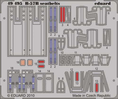 Przejdź do produktu EDUARD 49495 - 1:48 B-57B seatbelts