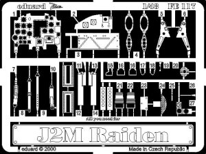 EDUARD FE117 - 1:48 J2M Raiden