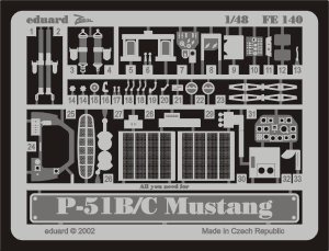 EDUARD FE140 - 1:48 P-51B/C