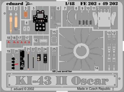 Przejdź do produktu EDUARD FE202 - 1:48 Ki-43 II Oscar