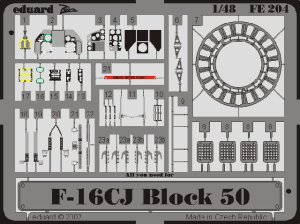 EDUARD FE204 - 1:48 F-16CJ Block 50