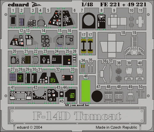 Przejdź do produktu EDUARD FE221 - 1:48 F-14D
