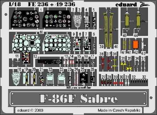 Przejdź do produktu EDUARD FE236 - 1:48 F-86F