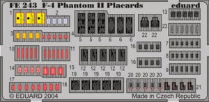 EDUARD FE243 - 1:48 F-4 placards