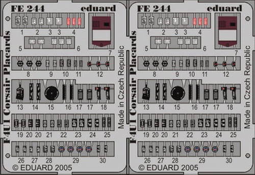 Przejdź do produktu EDUARD FE244 - 1:48 F4U-1 placards