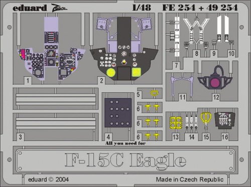 Przejdź do produktu EDUARD FE254 - 1:48 F-15C