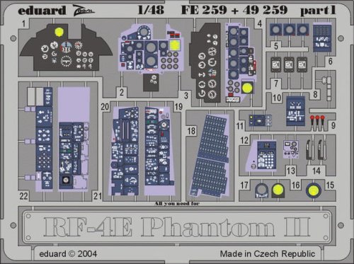 Przejdź do produktu EDUARD FE259 - 1:48 RF-4E