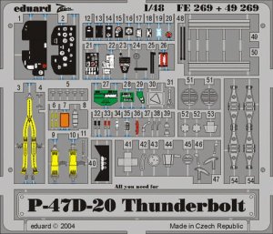EDUARD FE269 - 1:48 P-47D-20