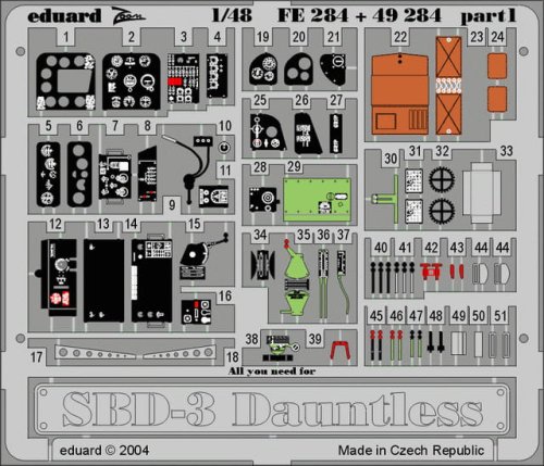 Przejdź do produktu EDUARD FE284 - 1:48 SBD-3