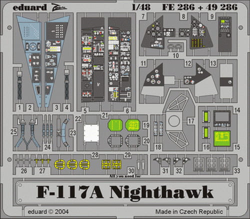 Przejdź do produktu EDUARD FE286 - 1:48 F-117