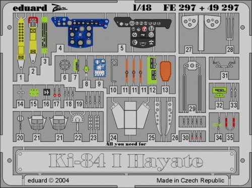 Przejdź do produktu EDUARD FE297 - 1:48 Ki-84 I Hayate