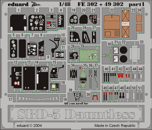 Przejdź do produktu EDUARD FE302 - 1:48 SBD-5