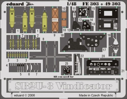 Przejdź do produktu EDUARD FE303 - 1:48 SB2U-3