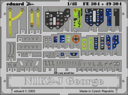 Przejdź do produktu EDUARD FE304 - 1:48 N1K2-J George