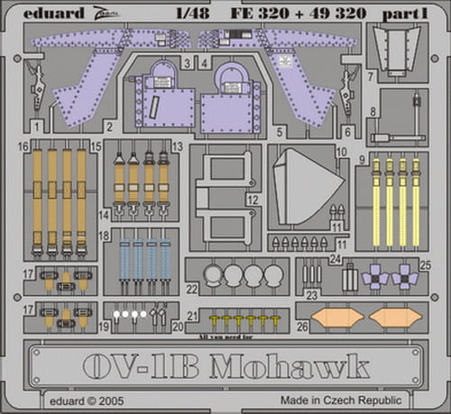 Przejdź do produktu EDUARD FE320 - 1:48 OV-1B