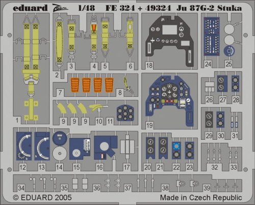 Przejdź do produktu EDUARD FE324 - 1:48 Ju 87G-2 Stuka