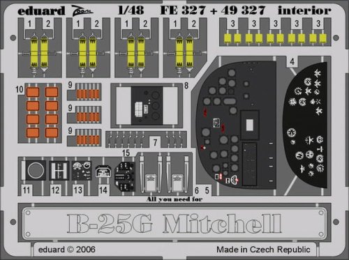 Przejdź do produktu EDUARD FE327 - 1:48 B-25G interior
