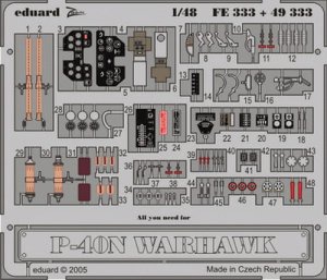 EDUARD FE333 - 1:48 P-40N