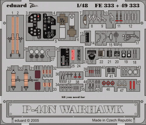 Przejdź do produktu EDUARD FE333 - 1:48 P-40N