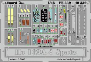 EDUARD FE339 - 1:48 He 162A-2 Spatz