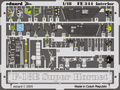 Przejdź do produktu EDUARD FE344 - 1:48 F-18E interior