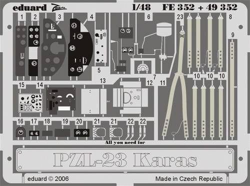 Przejdź do produktu EDUARD FE352 - 1:48 PZL-23 Karas