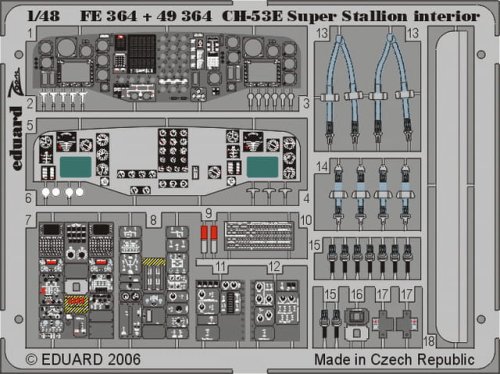 Przejdź do produktu EDUARD FE364 - 1:48 CH-53E interior