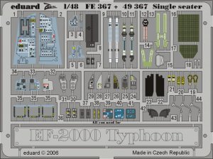 EDUARD FE367 - 1:48 EF-2000 Typhoon Single Seater