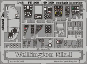EDUARD FE369 - 1:48 Wellington Mk.I cockpit interior
