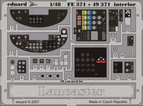 Przejdź do produktu EDUARD FE371 - 1:48 Lancaster interior