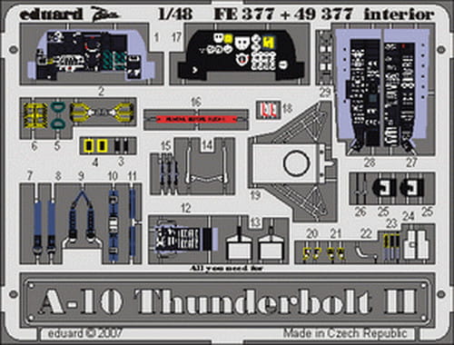 Przejdź do produktu EDUARD FE377 - 1:48 A-10 interior