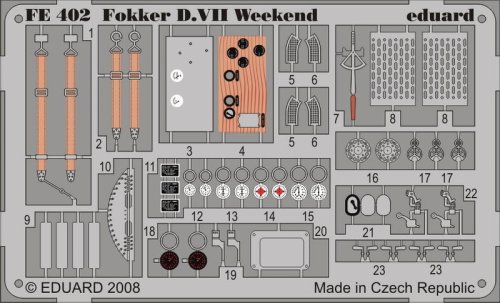 Przejdź do produktu EDUARD FE402 - 1:48 Fokker D.VII Weekend