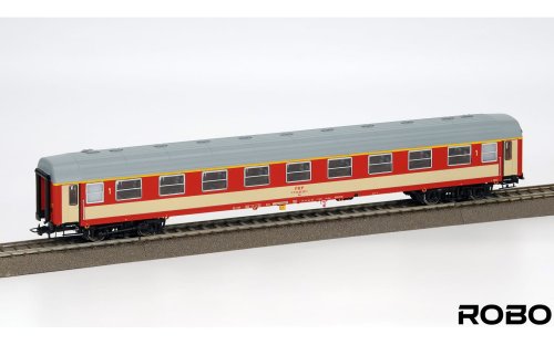 Przejdź do produktu Robo 211130 H0 - Wagon osobowy typu 112Ag 1.kl PKP Warszawa