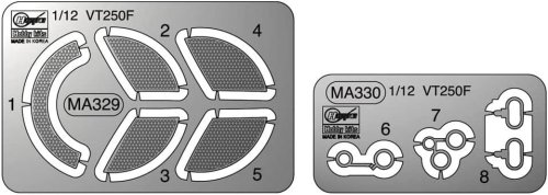 Przejdź do produktu Hasegawa 21750 - 1:12 Etching Parts for Honda VT250F