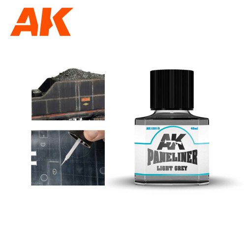 Przejdź do produktu AK Interactive 12019 - Paneliner Light Grey 40 ml