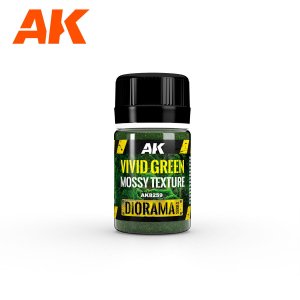 AK Interactive 8259 - Posypka roślinna do makiet Vivid Green Mossy Texture 35 ml