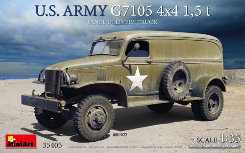 Przejdź do produktu Miniart 35405 - 1:35 U.S. Army Truck G7105 4x4 1,5t Panel Delivery Truck