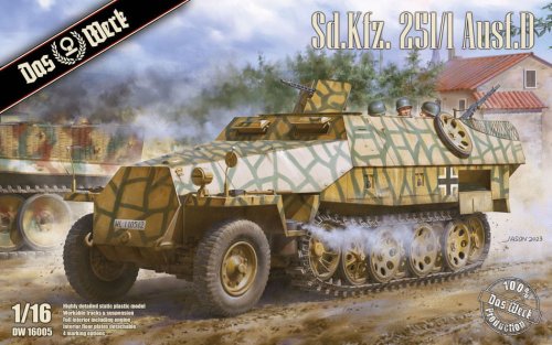Przejdź do produktu Das Werk DW16005 - 1:16 Sd.Kfz.251/1 Ausf.D German WW2 Halftrack
