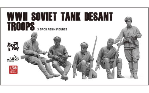 Przejdź do produktu Border BR004 - 1:35 WWII Soviet Tank Desant Troops