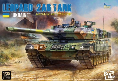 Przejdź do produktu Border BT031 - 1:35 Leopard 2A6 Tank Ukraine