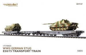 Modelcollect UA72167 - 1:72 WWII German Stug E50/75 Transport Train