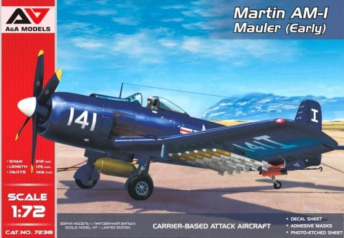 Przejdź do produktu A&A Models 7238 - 1:72 Martin AM-1 Mauler Early