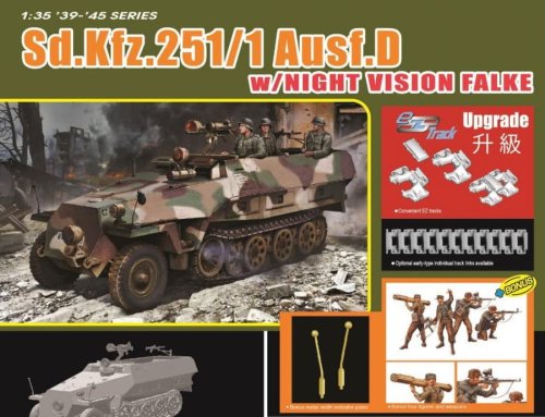 Przejdź do produktu Dragon 6984 - 1:35 Sd.Kfz. 251/1 Ausf.D w/Night Vision Falke